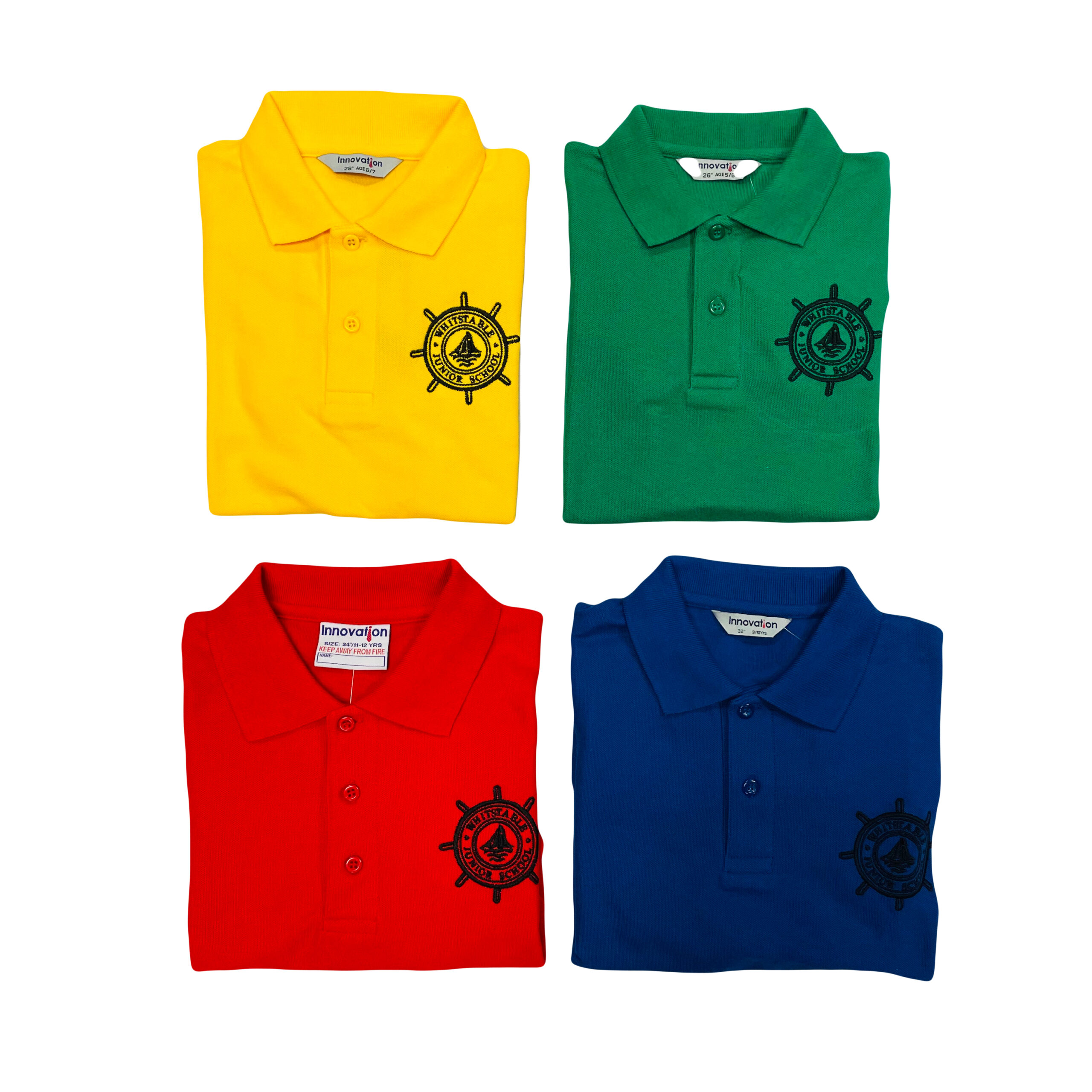 Whitstable Junior PE Polo Shirts