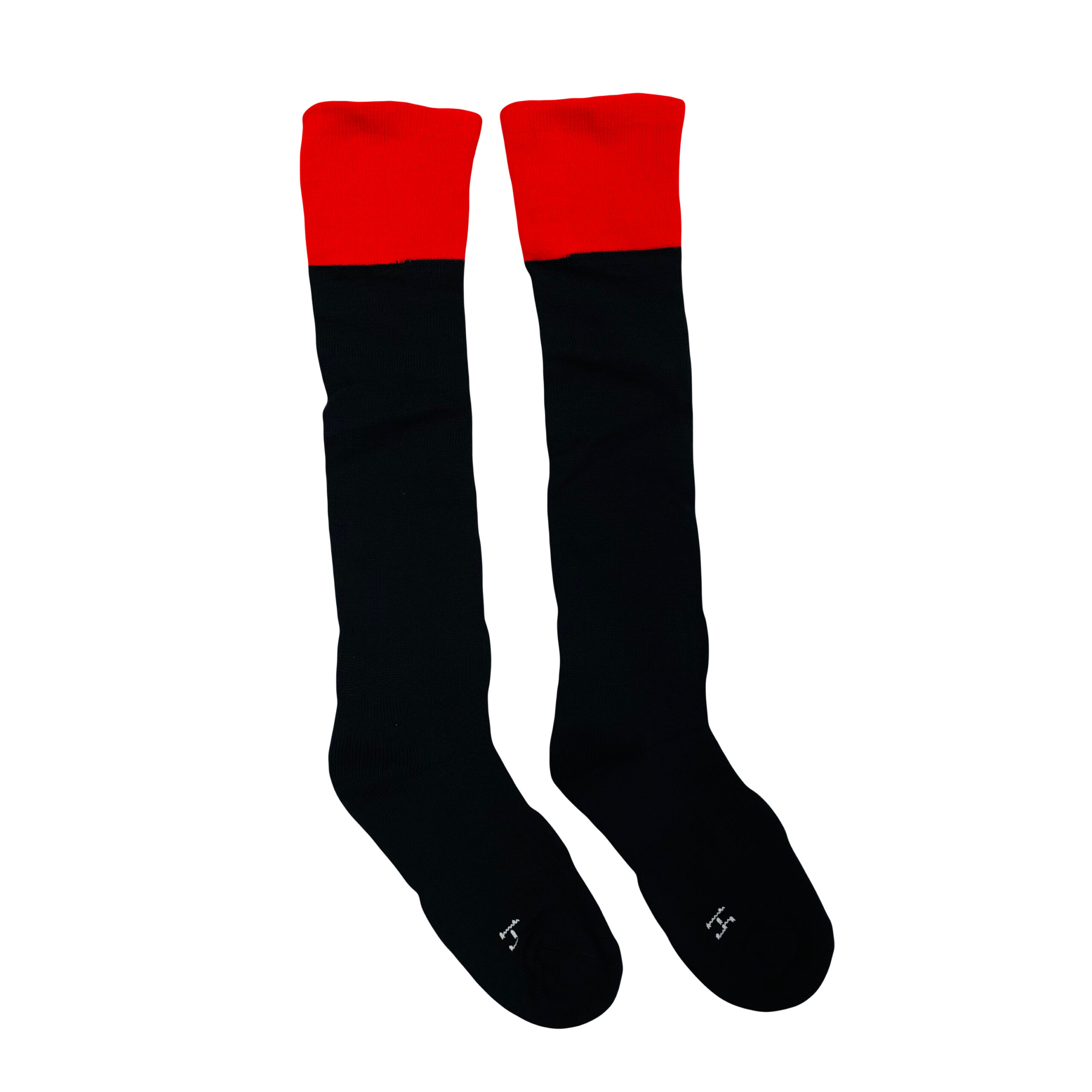 Football/Rugby PE Socks (black with red tops)