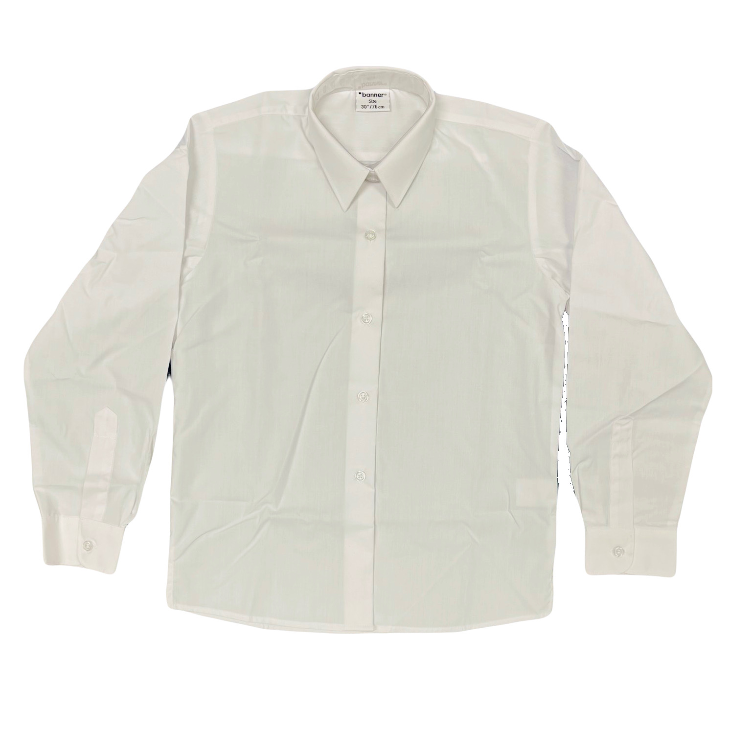 Girls Button up Shirt, long sleeve – 2 pack