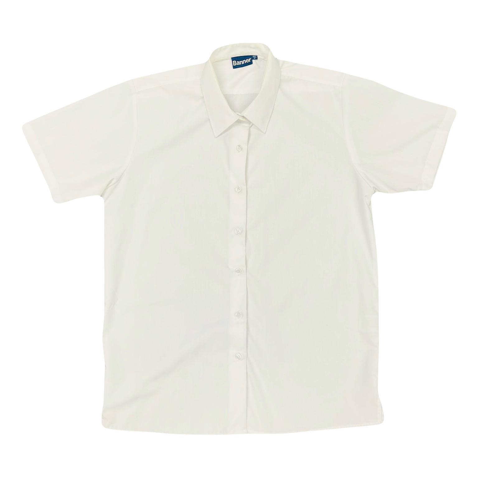 Girls Button up Shirt, short sleeve – 2 pack